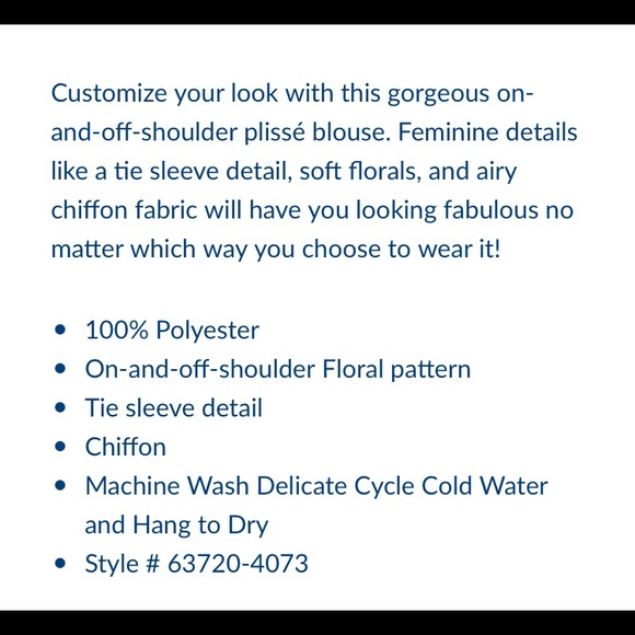 Off shoulder blouse - Picture 5 of 7